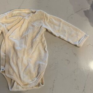 Cream Kids One Piece Bodysuit